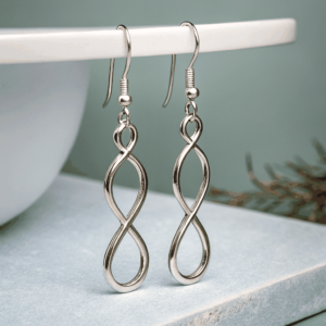 Twisted Halo Drop Earrings